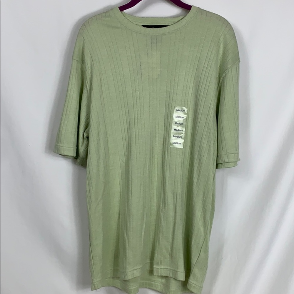 NWT J. Ferrar mint green short sleeved sweater M.